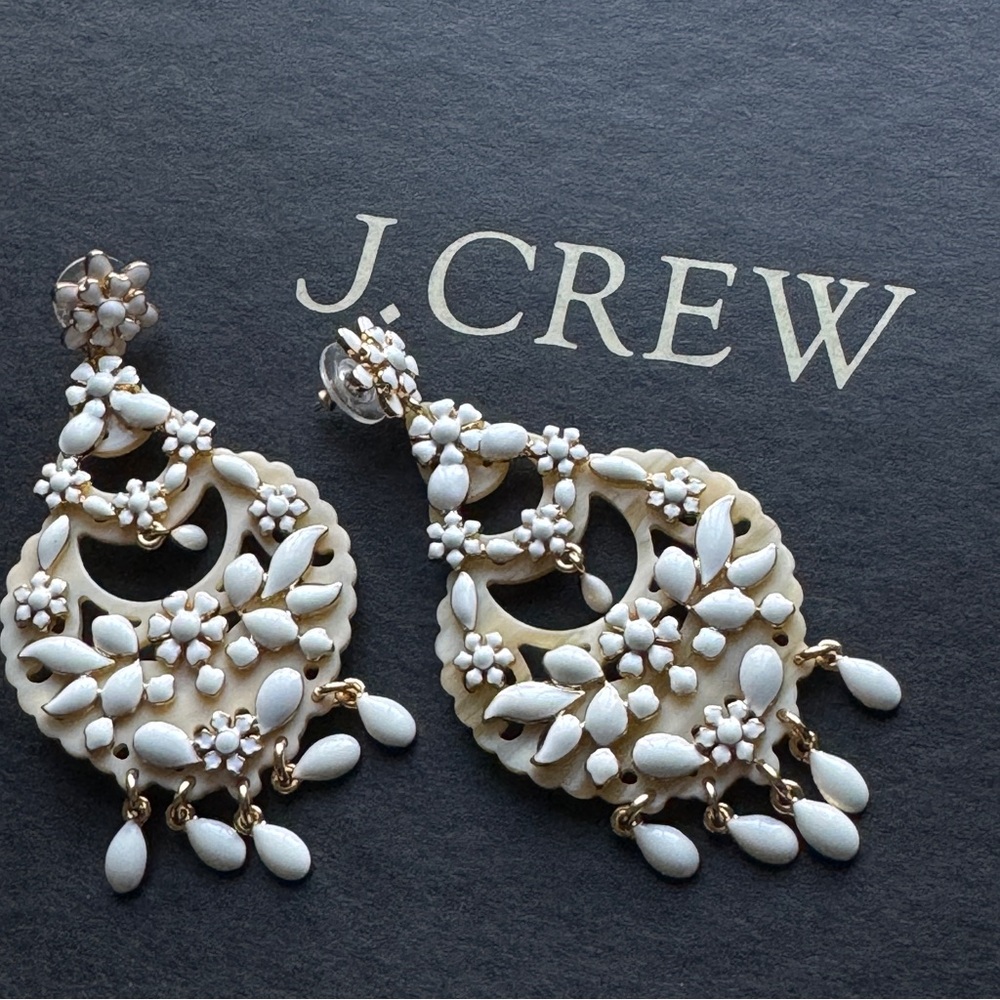 J. Crew tortoise statement earrings - Picture 4 of 6